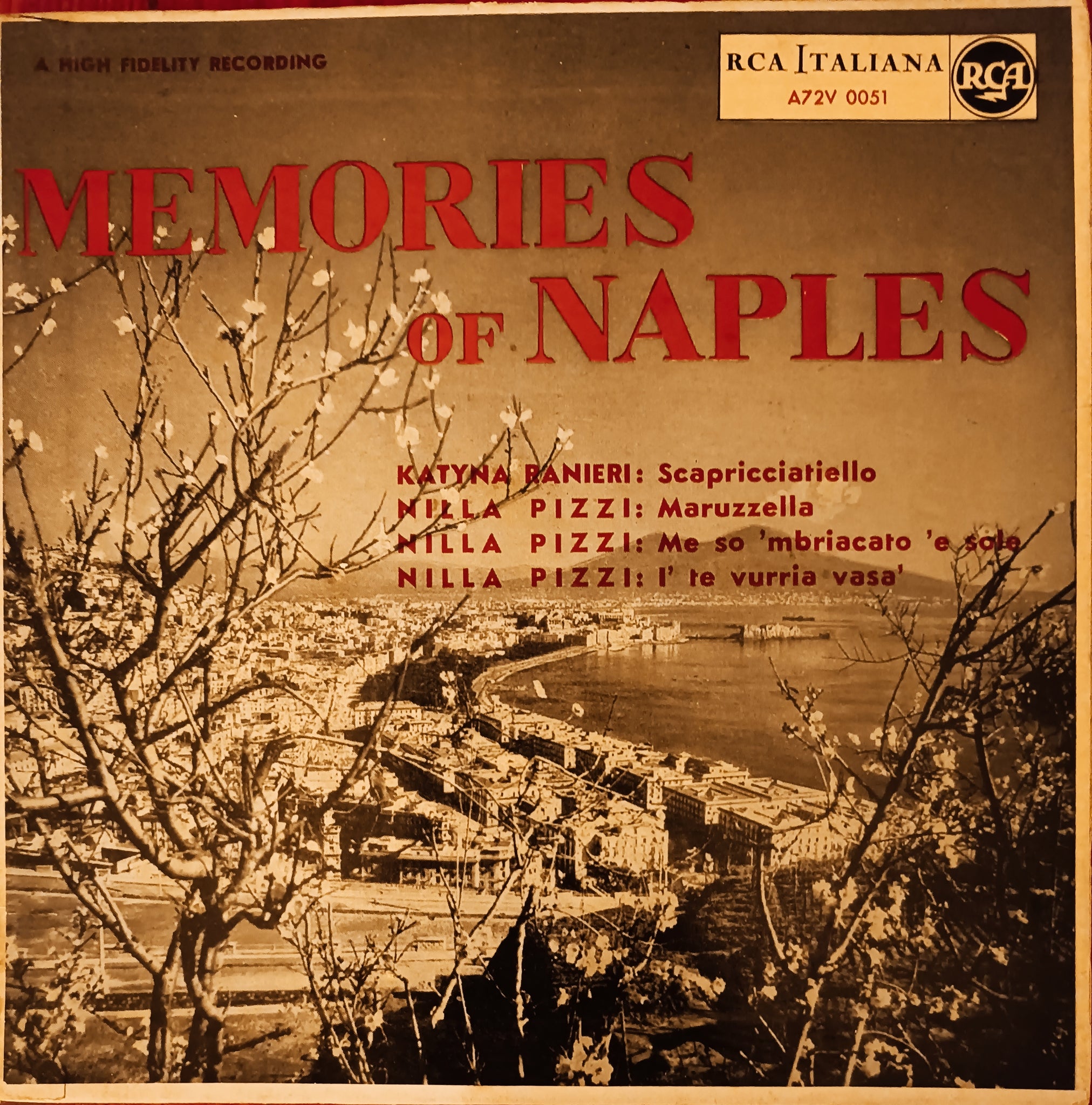 Memories Of Naples - 7", EP, 45 RPM