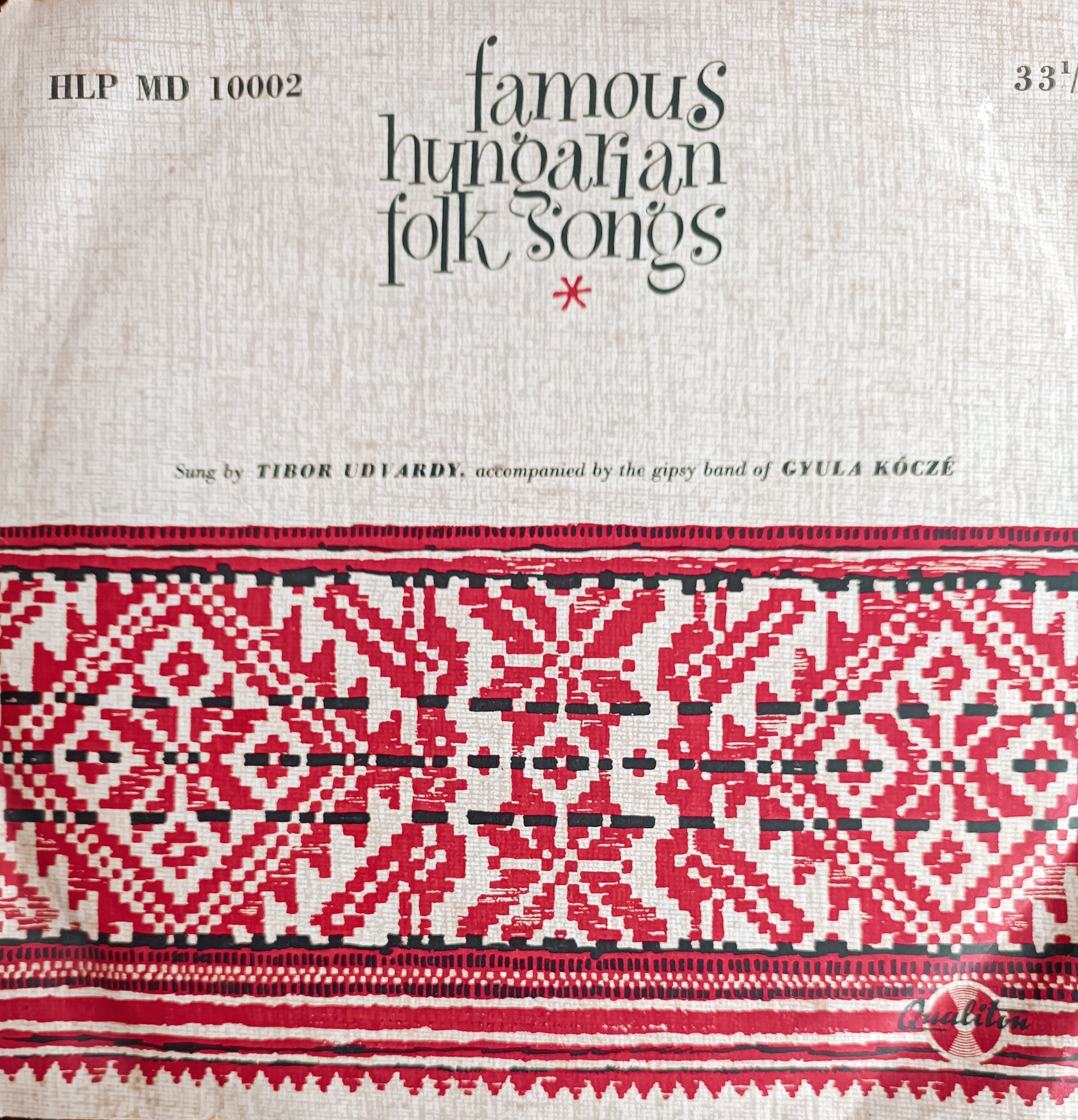 Famous Hungarian Folk Songs - 10"