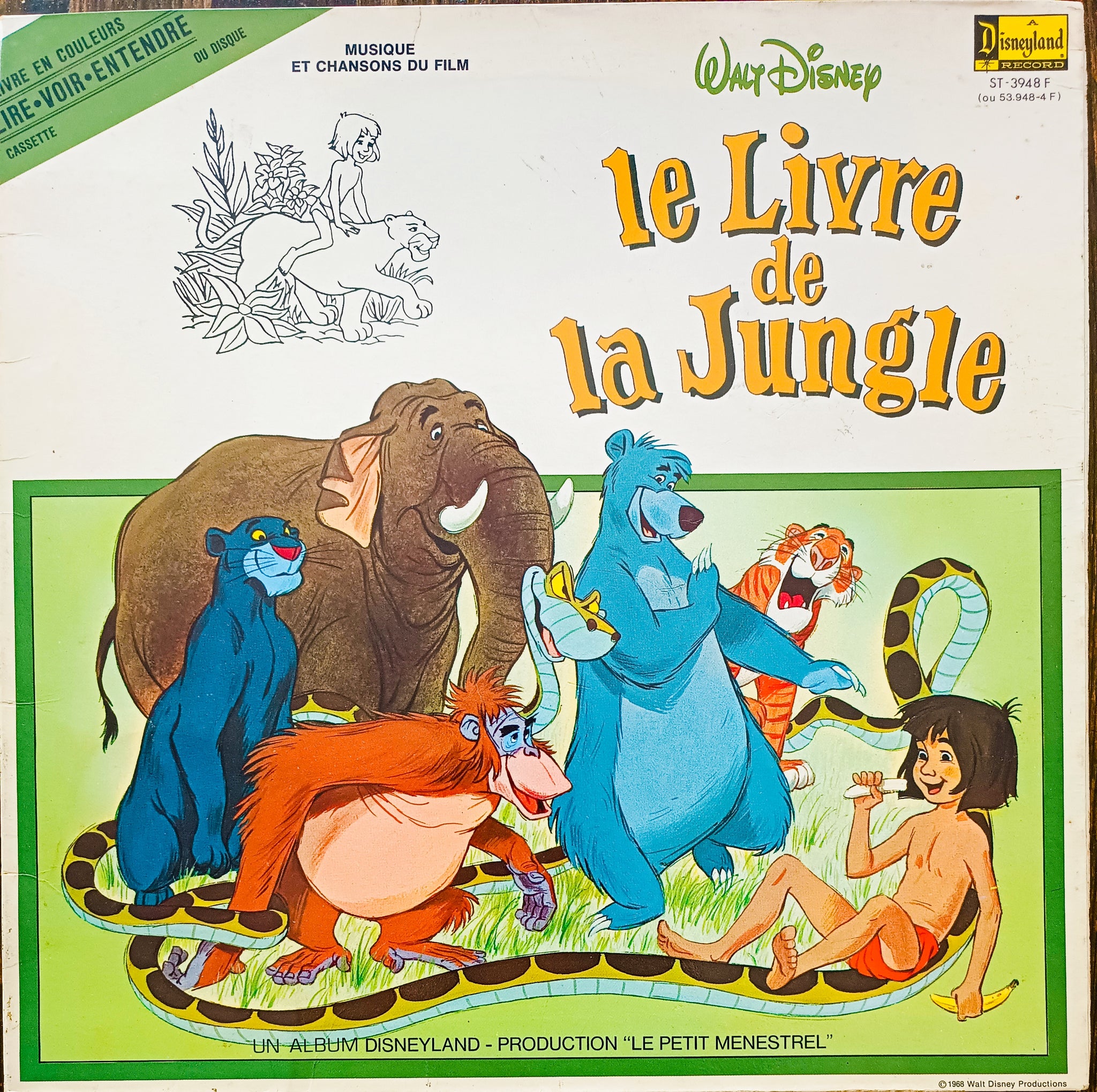 Le Livre de la jungle (ספר הגונגל בצרפתית)