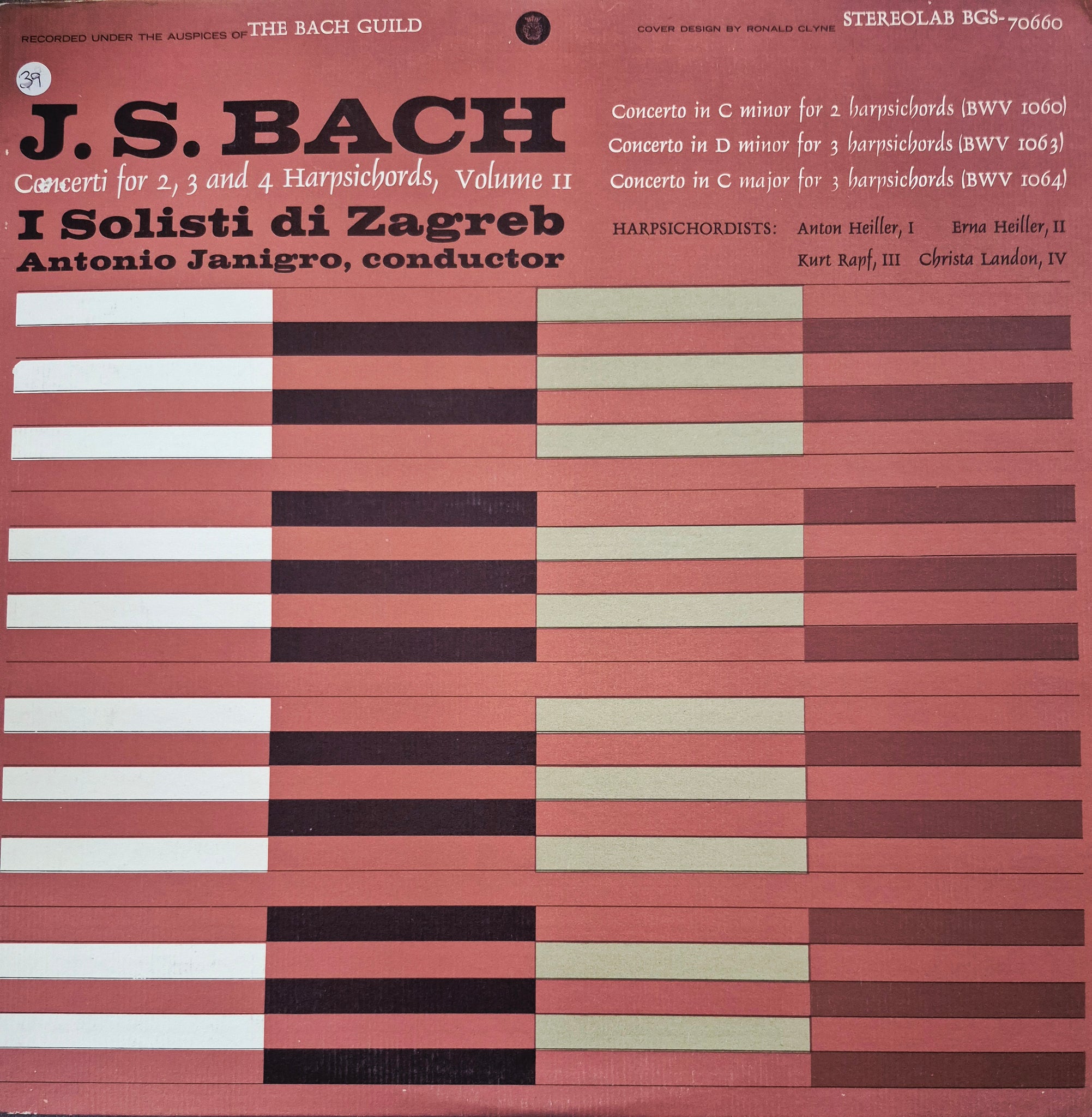 Concerti For 2, 3 And 4 Harpsichords, Volume 29