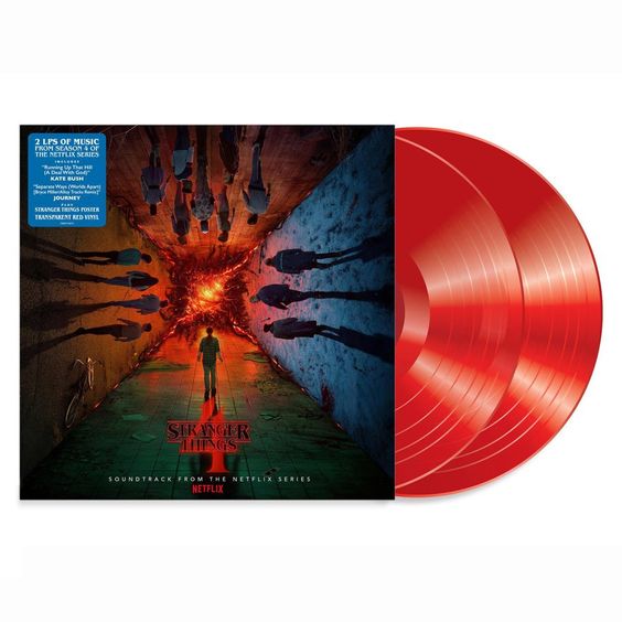 Soundtrack | Stranger Things Season 4 Soundtrack- 2LP Transparent Red Vinyl
